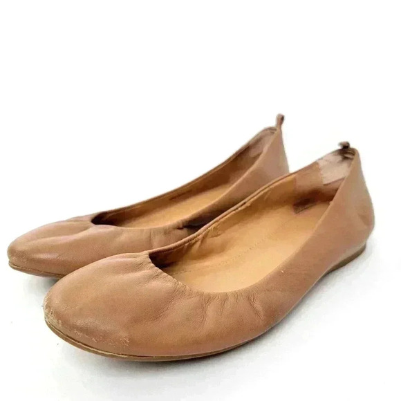 J. Crew Cece Nude Tan Ballet Flats - 8 - Picture 6 of 10